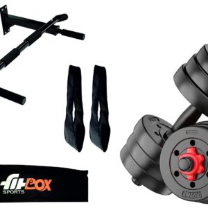 Intruder 20 Kg Adjustable Pvc Dumbbells Weights