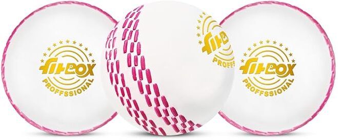 Polyurethane (Pu), Blend Balls Professional Ball Cricket | for Indoor & Outdoor Cricket Rubber Ball (Standard, Pack of 3)