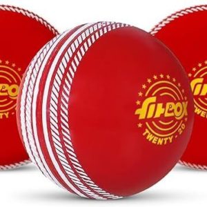 Polyurethane (Pu), Blend Balls Professional Ball Cricket | for Indoor & Outdoor Cricket Rubber Ball (Standard, Pack of 3)