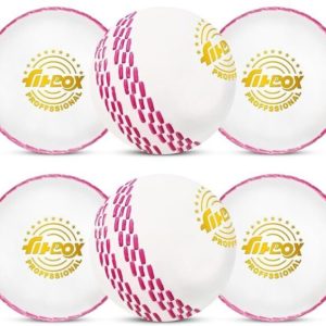 Polyurethane (Pu), Blend Balls Professional Ball Cricket | for Indoor & Outdoor Cricket Rubber Ball (Standard, Pack of 6)