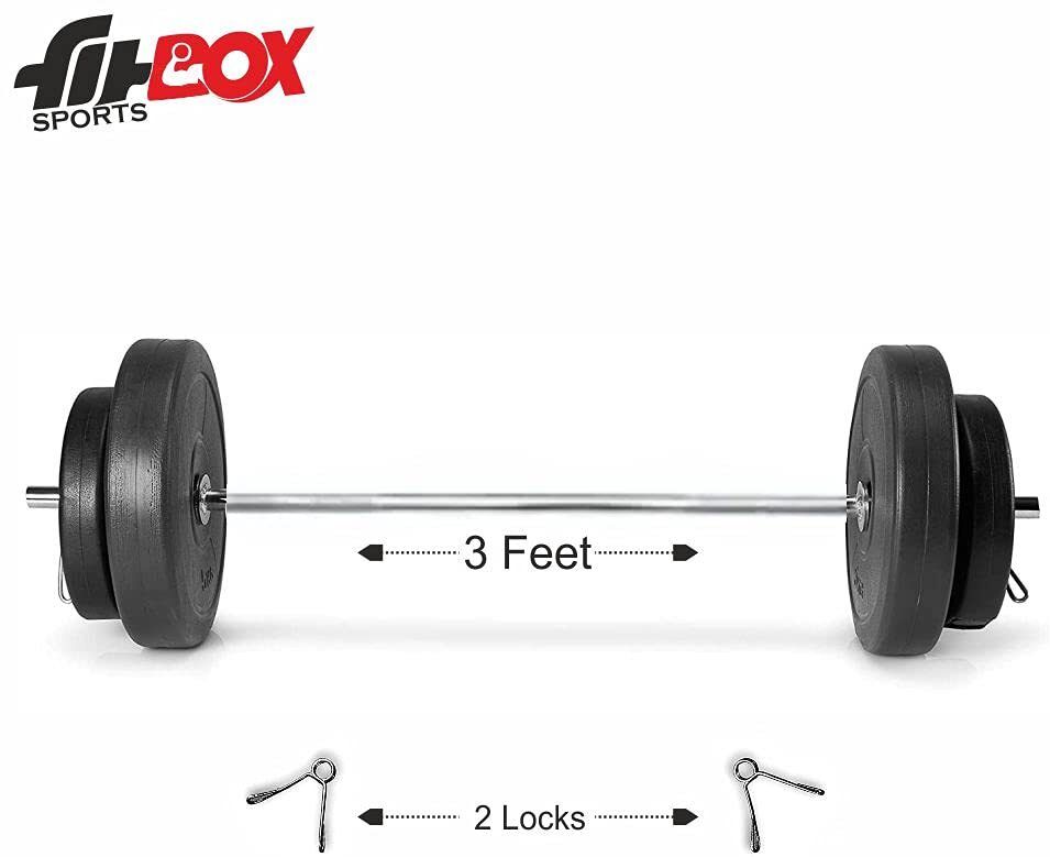 20 kg Gym Combo 8kg - 20kg with Barbell Rod, Dumbbells & Gym Accessories Home Gym Combo () - Image 2