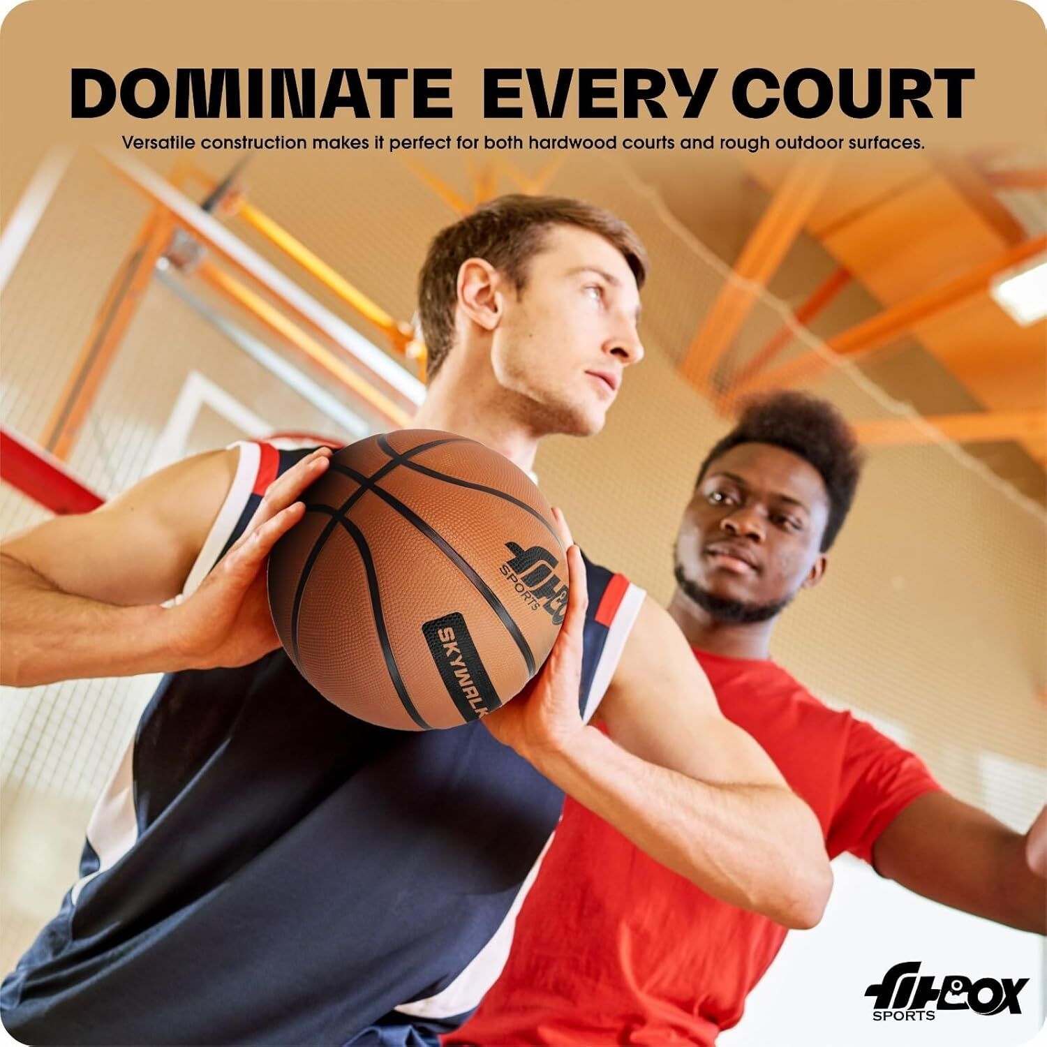 Basketball Official |Professional Match Ball Indoor & Outdoor Games & Training Basketball - Size: 7 (Standard, Pack of 1) - Image 3