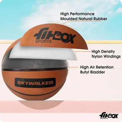 Basketball Official | Professional Match Ball Indoor & Outdoor Games & Training Basketball - Size: 7 - Image 5