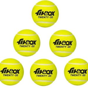 Gully Ball, Cricket Ball for Street Match Cricket Ball Tennis & Lawn Cricket Cricket Tennis Ball (Standard, Pack of 6, Yellow)