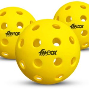 Pickleball Balls Bright, Durable Indoor & Outdoor Balls Great Pickleball Ball (3Balls)