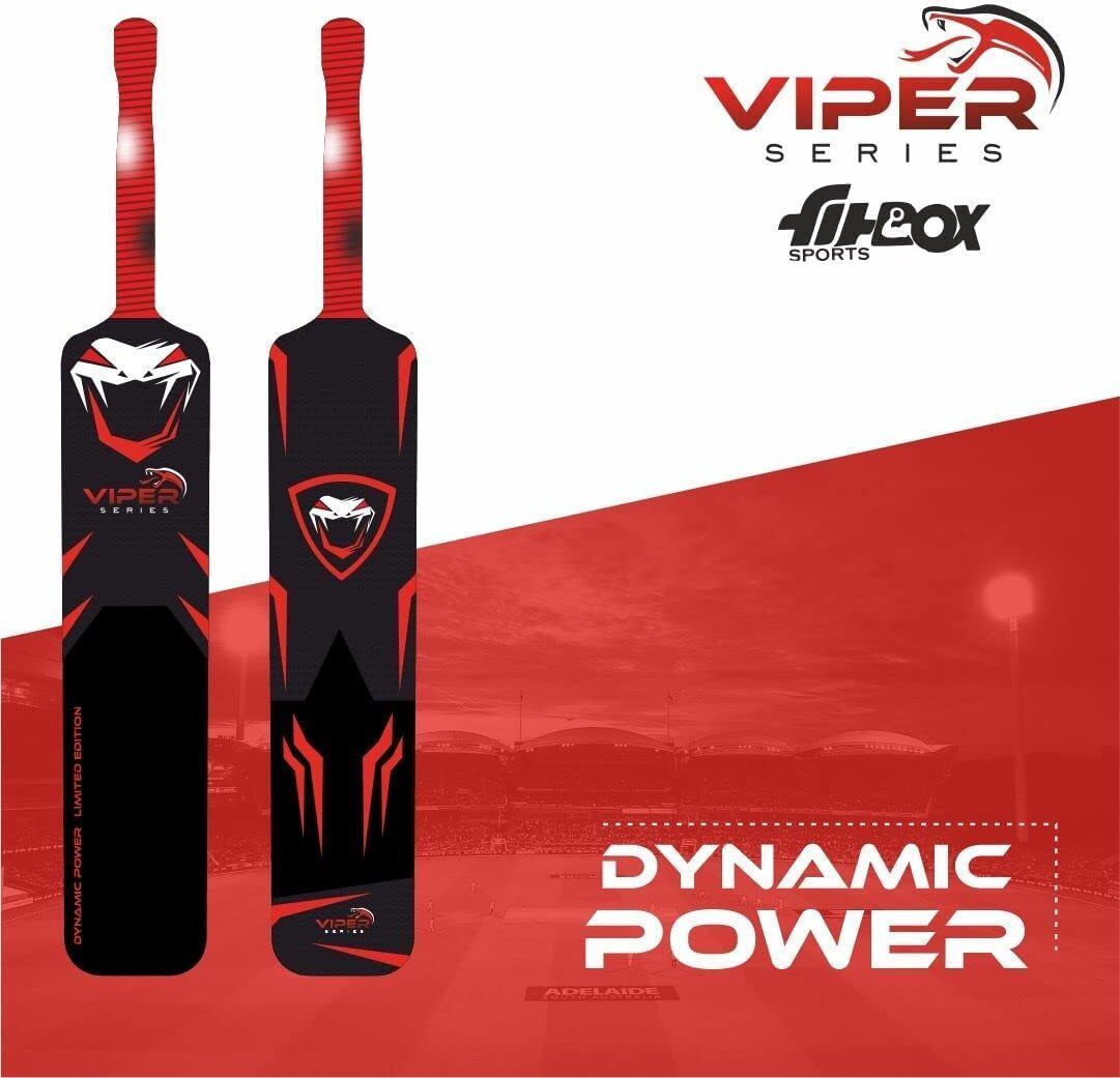 Viper Series Full Size Heavy Duty Plastic Cricket Bat Suitable with Tennis Ball PVC/Plastic Cricket Bat For 15+ Yrs (800 kg) - Image 4