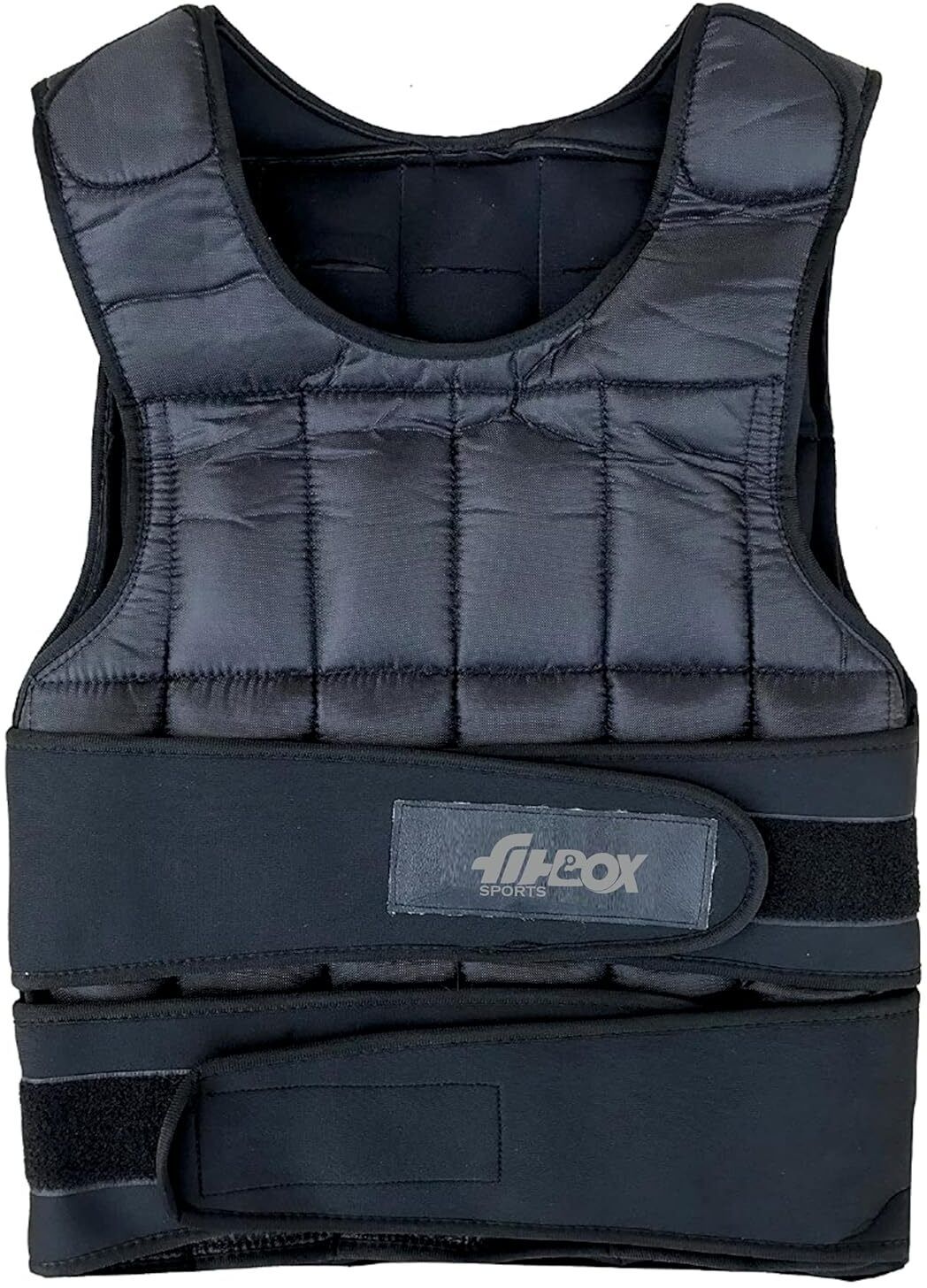 Adjustable Weighted Vest 10kg With Removable weight Black Weight Vest (10 kg)