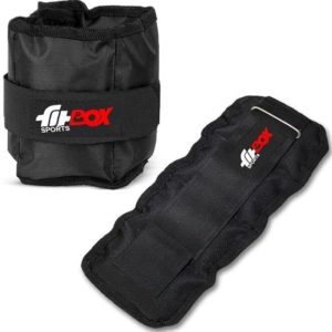 Ankle Weight | Wrist Weight 1kg (0.5kg x 2) for Running, Boxing, Jogging Black Ankle Weight (3 kg)