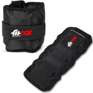 Ankle Weight | Wrist Weight 1kg (0.5kg x 2) for Running, Boxing, Jogging Black Ankle Weight (4 kg)