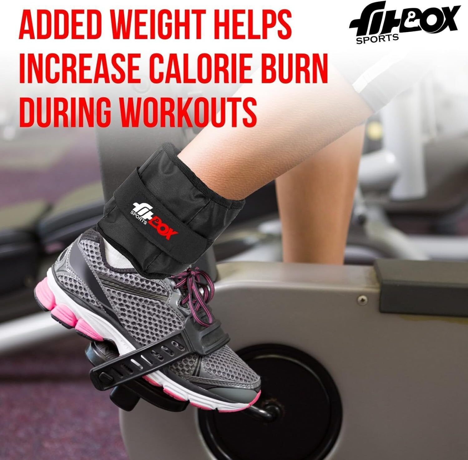 Ankle Weight | Wrist Weight 1kg (0.5kg x 2) for Running, Boxing, Jogging Black Ankle Weight (1 kg) - Image 3