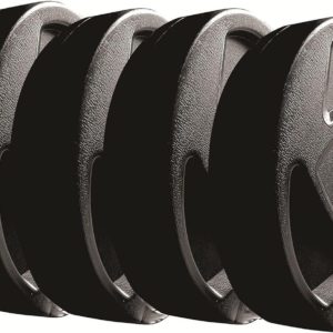 Blend Intruder 20 Kg Weight Plates, 5 Kg X 4 (Black) Black Weight Plate (5 kg)
