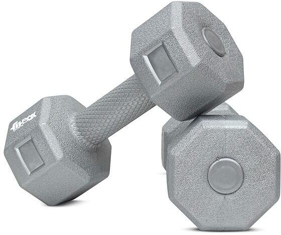 Exclusive Blend Dumbbells Anti Slip Anti Rolling Dumbbells Set Fixed Weight Dumbbell (6 kg)