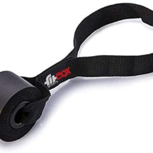 Heavy Duty Door Anchor - Great for Resistance Bands, Physical Therapy Bands Fitness Band (Black, Pack of 1)