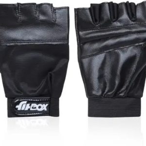 Gym Gloves, Foam Padded with Wrist Support, Gym Gloves/Cycling Gloves/Riding Gym & Fitness Gloves (Black)