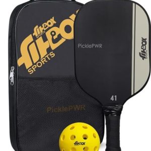 Pickleball Paddle – Premium Boarded Composite Surface & Shock-Absorbent Handle Pickleball Paddle ()