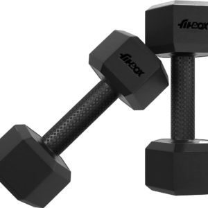 Sports Hexa PVC Dumbbells Fixed Weight Dumbbell (4 kg)