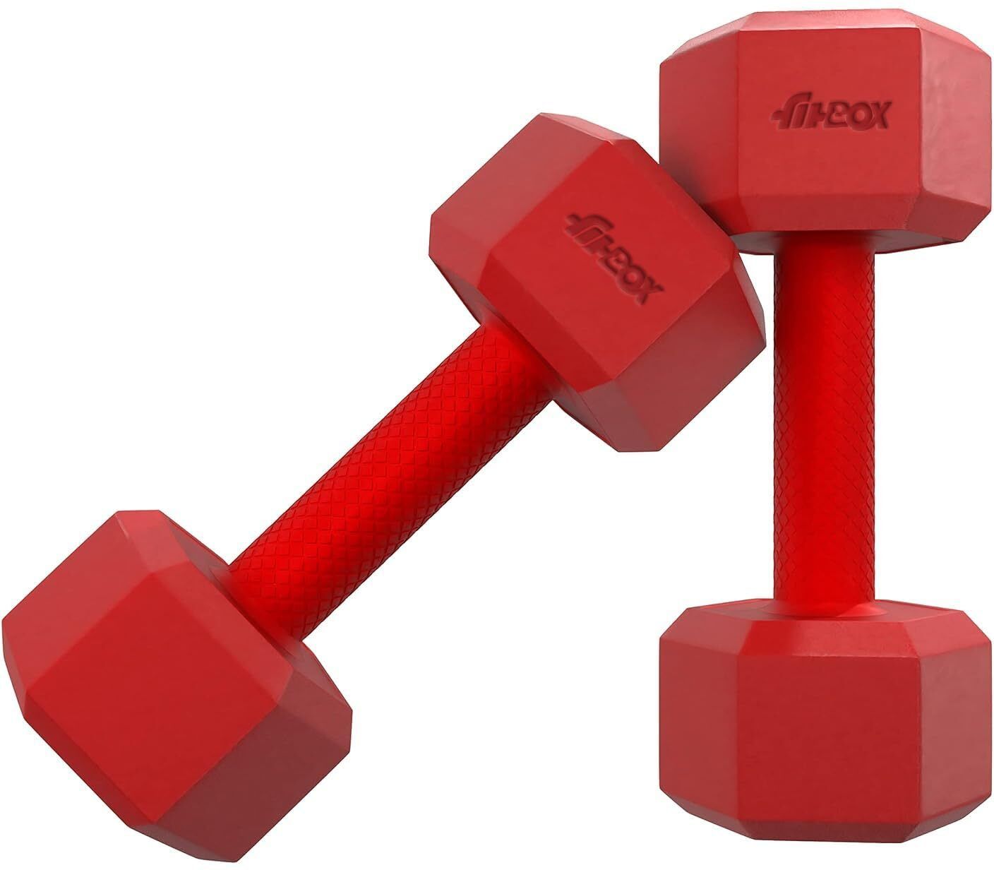 Sports Hexa PVC Dumbbells Fixed Weight Dumbbell (6 kg)